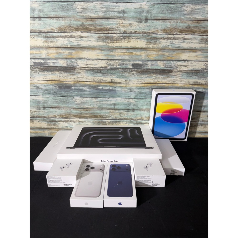 Apple Empty Boxes Bundle MacBook Pro iPad‎ iPhone 15 Pro Max AirPods Watch